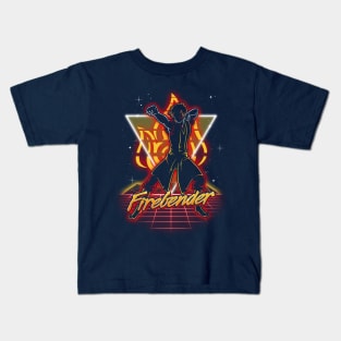 Retro Firebender Kids T-Shirt